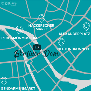 Karte, Berlin, Fotospot Berliner Dom, kathrinsworld, Kathrin's World, Kathrin Schlott